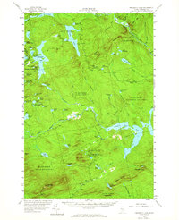Penobscot Lake 1956 topographic map thumbnail