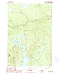 Pierce Pond 1989 topographic map thumbnail