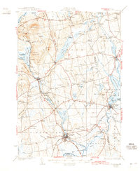 Pittsfield 1932 topographic map thumbnail