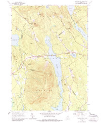 Pleasant Mtn 1963 topographic map thumbnail
