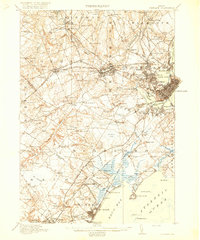 Portland 1916 topographic map thumbnail