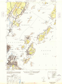 Portland East 1944 topographic map thumbnail