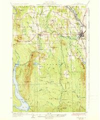 Presque Isle 1935 topographic map thumbnail