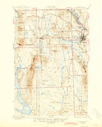 Presque Isle 1935 topographic map thumbnail