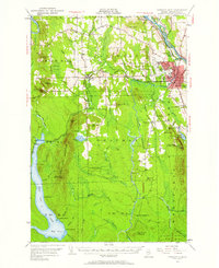 Presque Isle 1953 topographic map thumbnail