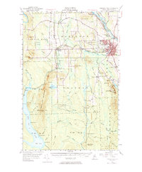 Presque Isle 1953 topographic map thumbnail