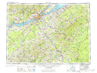 Quebec 1962 topographic map thumbnail