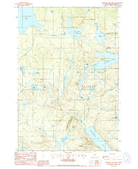 Rainbow Lake West 1988 topographic map thumbnail