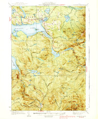 Rangeley 1939 topographic map preview