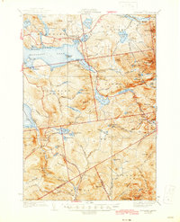 Rangeley 1939 topographic map preview
