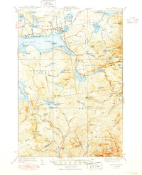 Rangeley 1939 topographic map preview