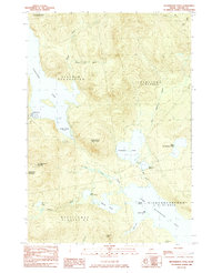 Richardson Pond 1984 topographic map thumbnail