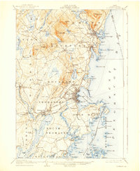 Rockland 1906 topographic map thumbnail