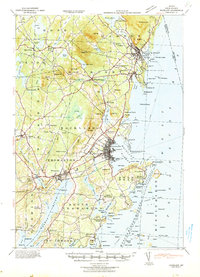 Rockland 1941 topographic map thumbnail
