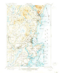Rockland 1906 topographic map thumbnail
