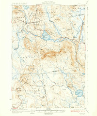 Saponac 1934 topographic map thumbnail