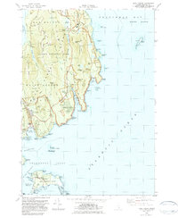 Seal Harbor 1983 topographic map thumbnail