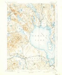 Sebago 1896 topographic map thumbnail