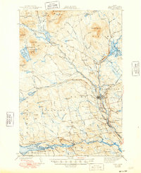 Sebec 1943 topographic map thumbnail