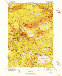 Sebec Lake 1950 topographic map thumbnail