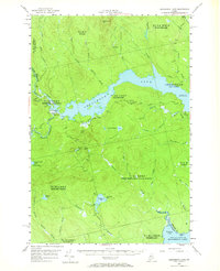 Seboomook Lake 1954 topographic map thumbnail
