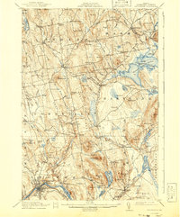 Skowhegan 1913 topographic map thumbnail