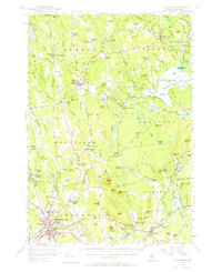Skowhegan 1955 topographic map thumbnail