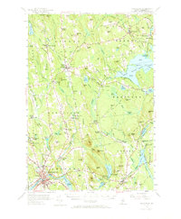 Skowhegan 1955 topographic map thumbnail