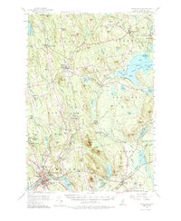 Skowhegan 1955 topographic map preview