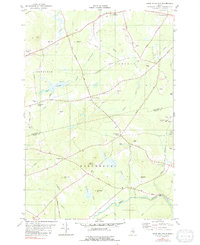 Snow Mountain 1982 topographic map thumbnail