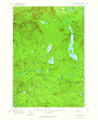 Spencer Lake 1958 topographic map thumbnail