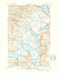 Square Lake 1931 topographic map thumbnail