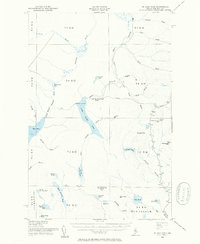 St. John Pond 1954 topographic map thumbnail