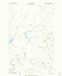 St. John Pond 1954 topographic map thumbnail