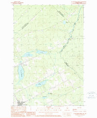 St. Zacharie North topographic map thumbnail