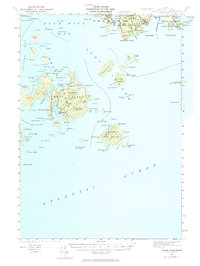 Swans Island 1943 topographic map thumbnail