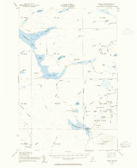 Telos Lake 1953 topographic map thumbnail