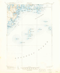 Tenants Harbor 1906 topographic map thumbnail