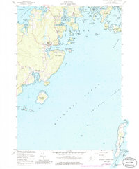 Tenants Harbor 1955 topographic map thumbnail
