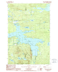 Trout Brook Mtn 1988 topographic map thumbnail