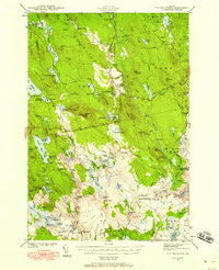 Tug Mountain 1941 topographic map thumbnail