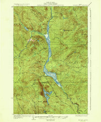 Umsaskis Lake 1935 topographic map thumbnail