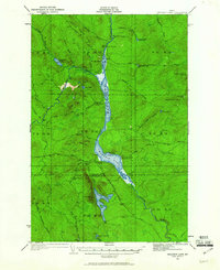 Umsaskis Lake 1932 topographic map thumbnail