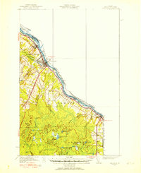 Van Buren 1951 topographic map thumbnail