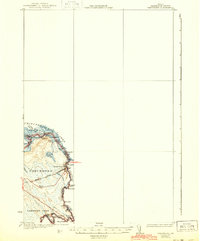 Vanceboro 1933 topographic map thumbnail