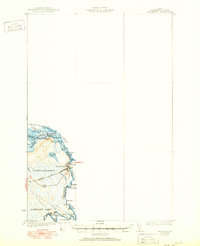 Vanceboro 1933 topographic map thumbnail