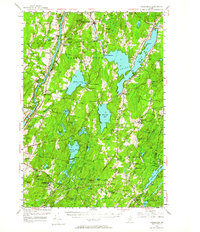 Vassalboro 1956 topographic map thumbnail