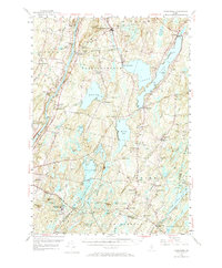 Vassalboro 1956 topographic map thumbnail