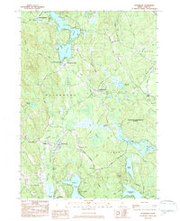 Waterboro 1983 topographic map thumbnail