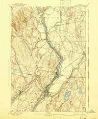 Waterville 1892 topographic map thumbnail